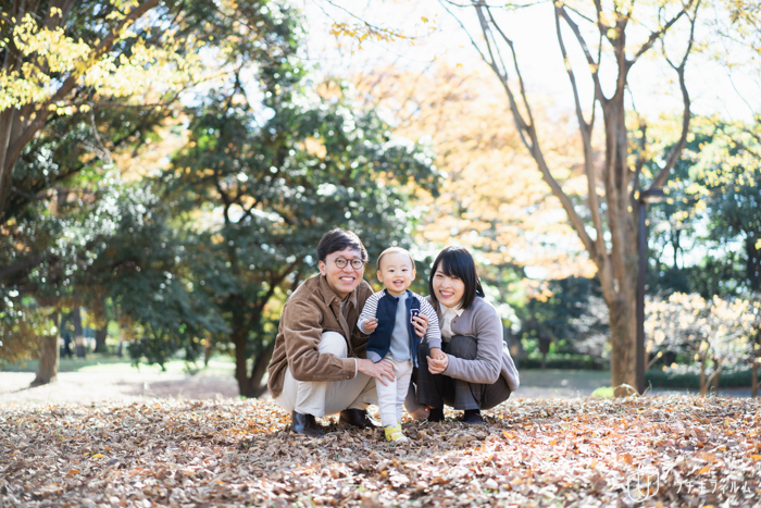 代々木公園での出張家族写真撮影
