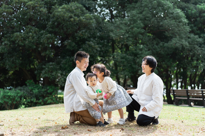 葛西臨海公園での出張家族写真撮影
