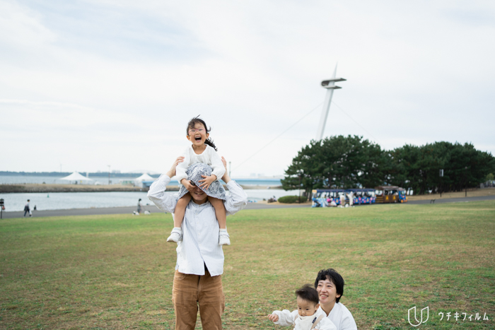 葛西臨海公園での出張家族写真撮影